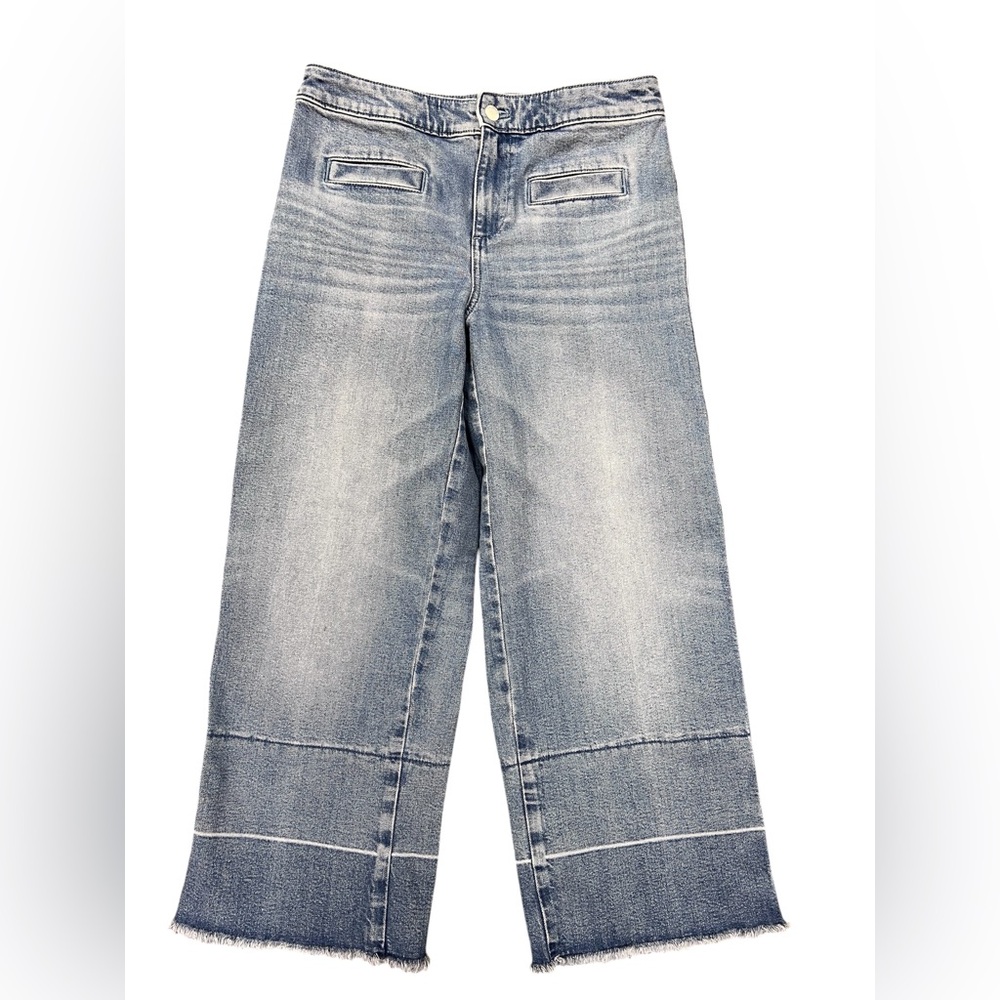 Talbot Wide Leg Crop High Rise Jeans